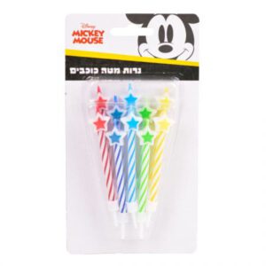 נרות מטה כוכבים - מיקי מאוס