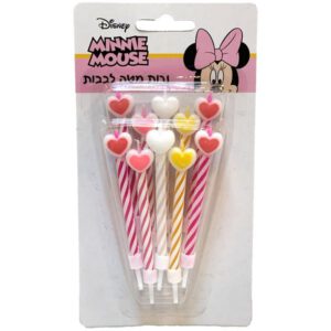 נרות מטה לבבות - מיני מאוס
