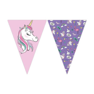 שרשרת דגלים - חד קרן ומיני מאוס