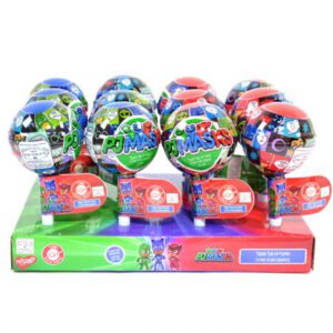 מיני פופ סוכריה על מקל עם כדור - כוח פיג'יי