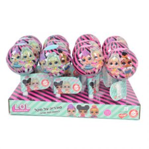 מיני פופ סוכריה על מקל עם כדור - LOL