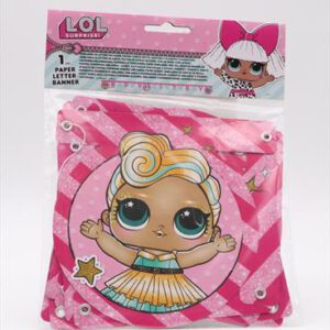 באנר אותיות יום הולדת - LOL