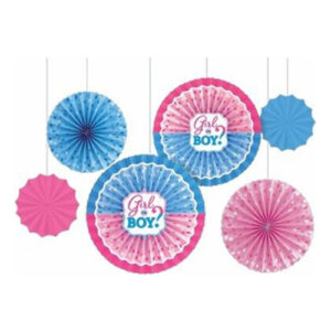 סט מניפות לקישוט - גילוי מין העובר