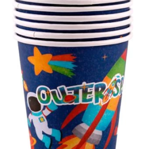 כוסות נייר - אסטרונאוט