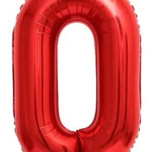 בלון מיילר 34 אדום - מספר 0