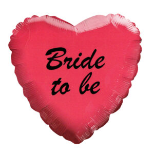 בלון לב מיילר 18 - BRIDE TO BE