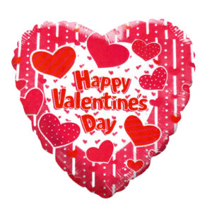 בלון לב מיילר 18 - HAPPY VALENTINES DAY