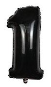 בלון מיילר 34 שחור - מספר 1