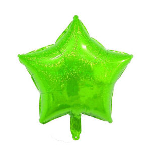 בלון מיילר ירוק 18 - כוכב נוצץ