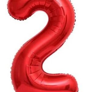 בלון מיילר 34 אדום - מספר 2