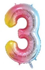 בלון מיילר 34 צבעי קשת - מספר 3