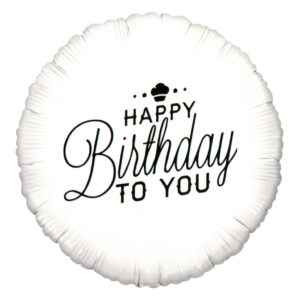 בלון לב מיילר 18 - Happy Birthday To You