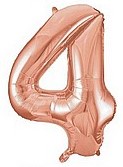 בלון מיילר 34 רוז גולד - מספר 4