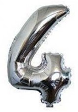 בלון מיילר 34 כסף - מספר 4