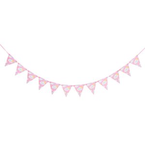 שרשרת דגלים - עננים לבנות