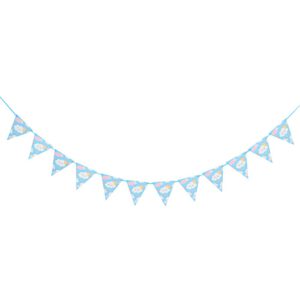 שרשרת דגלים - עננים לבנים