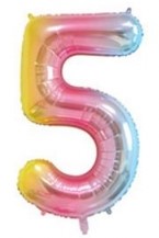 בלון מיילר 34 צבעי קשת - מספר 5