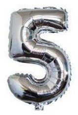 בלון מיילר 34 כסף - מספר 5