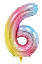 בלון מיילר 34 צבעי קשת - מספר 6