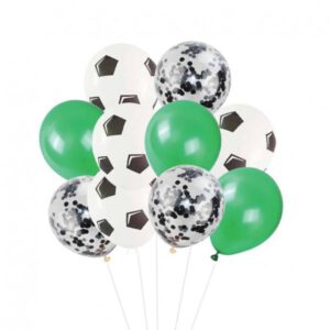 סט 10 בלונים - כדורגל