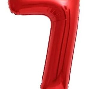 בלון מיילר 34 אדום - מספר 7