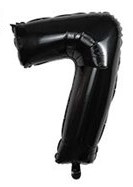 בלון מיילר 34 שחור - מספר 7