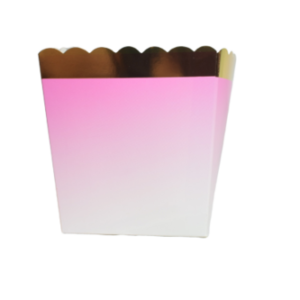 קופסאות לפופקורן - אומברה ורוד פוקסיה וזהב