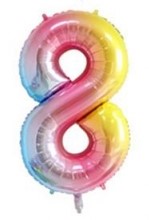 בלון מיילר 34 צבעי קשת - מספר 8