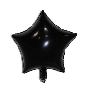 בלון כוכב שחור 18 - מתאים לעיצוב אישי