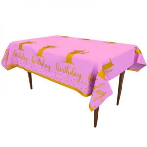 מפת שולחן ורודה לבת - גיל שנה