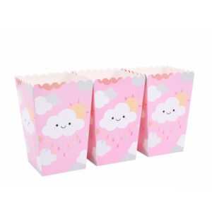 קופסאות פופקורן וחטיפים - עננים לבנות