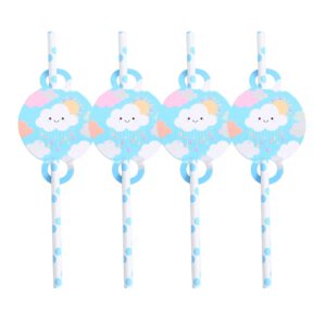 קשיות נייר - עננים לבנים