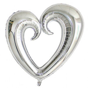 בלון מיילר 36 - לב כסף