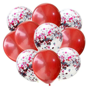 סט בלונים גומי - אדום