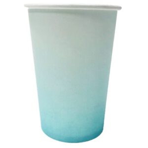 כוסות נייר - תכלת אומברה