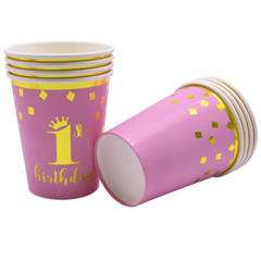 כוסות נייר לבת - גיל שנה