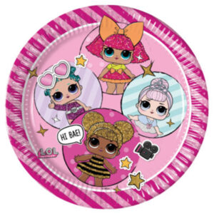 צלחות נייר מתכלה גדולות - LOL