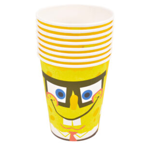 כוסות נייר - בובספוג