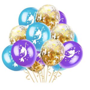 סט 10 בלונים - בת הים