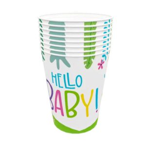 כוסות נייר - חיות צבעוניות