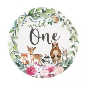 צלחות נייר מתכלה קטנות - במבי וחברים