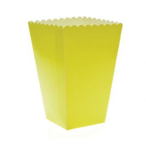 קופסאות פופקורן וחטיפים - צהוב