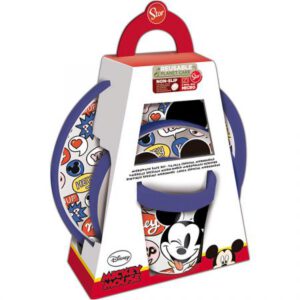 סט כלי אוכל פרימיום 3 חלקים - מיקי מאוס