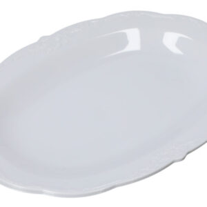 מגש פלסטיק וינטג' - לבן