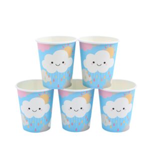 כוסות נייר - עננים לבנים