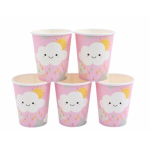 כוסות נייר - עננים לבנות