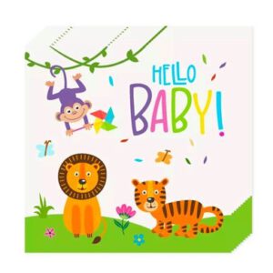 מפיות נייר - חיות צבעוניות