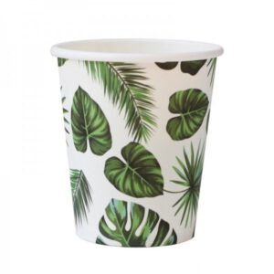 כוסות נייר - עלים