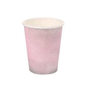 כוסות נייר - לילך כסף מטאלי