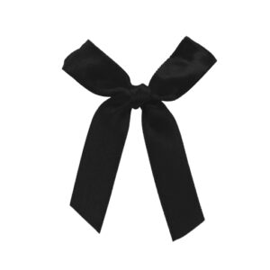 פפיונים בד + תיל קשירה - שחור